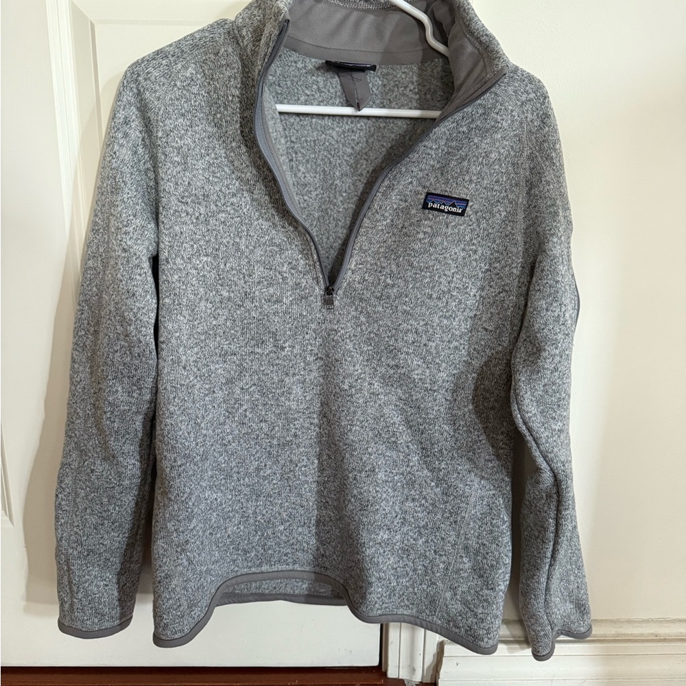 Patagonia Heather Gray Fleece Jacket